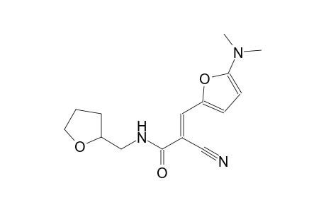 (2E)-2-cyano-3-[5-(dimethylamino)-2-furyl]-N-(tetrahydro-2-furanylmethyl)-2-propenamide