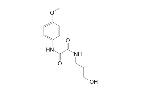 N~1~-(3-hydroxypropyl)-N~2~-(4-methoxyphenyl)ethanediamide