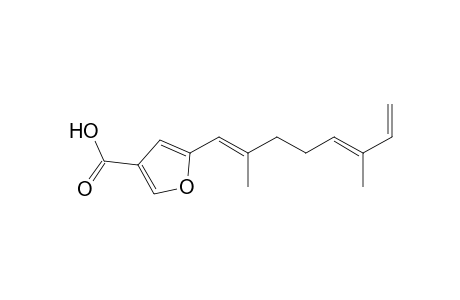 (1'E,5'E)-5-(2',6'-DIMETHYLOCTA-1',5',7'-TRIENYL)-FURAN-3-CARBOXYLIC-ACID