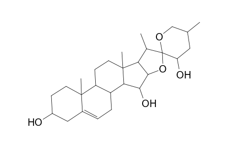 Spirost-5-en-3,15,23-triol