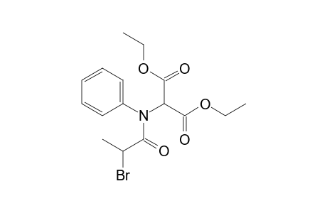 Diethyl 2-(2-bromo-N-phenylpropanamido)malonate