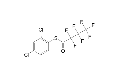 2,4-Dichlorothiophenol, S-heptafluorobutyryl-