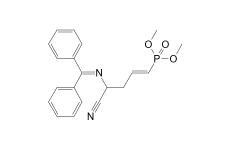 (E)-5-dimethoxyphosphoryl-2-[di(phenyl)methylideneamino]pent-4-enenitrile