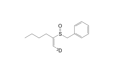 Benzyl (Z)-1-Deuterio-2-hex-1-enyl sulfoxide