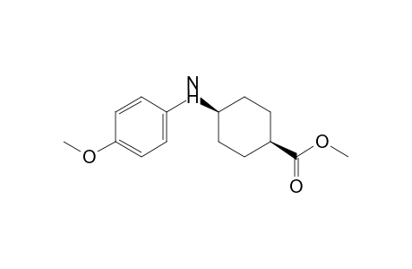 cis-4-(p-anisidino)cyclohexanecarboxylic acid, methyl ester