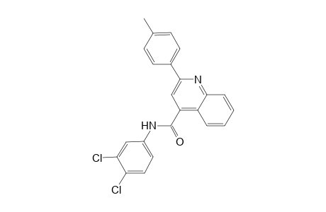 N-(3,4-dichlorophenyl)-2-(4-methylphenyl)-4-quinolinecarboxamide