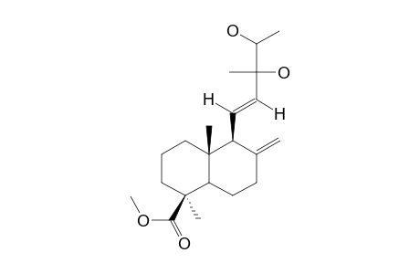 Methyl 13,14-dihydroxy-labda-8(17),11E-dien-19-oate