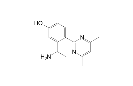 4,6-Dimethyl-2-[4-hydroxy-1-[2-(aminoethyl)phenyl]]pyrimidine