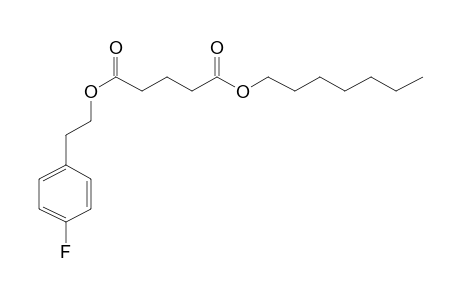 Glutaric acid, 2-(4-fluorophenyl)ethyl heptyl ester