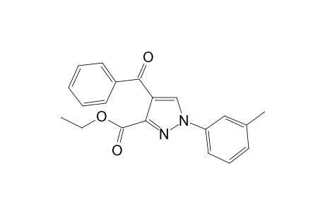 4-Benzoyl-1-m-tolyl-1H-pyrazole-3-carboxylic acid ethyl ester