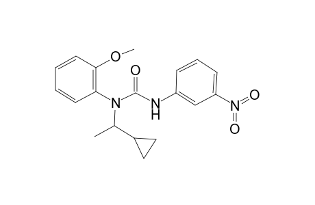 N-(1-Cyclopropylethyl)-N-(2-methoxyphenyl)-N'-(3-nitrophenyl)urea