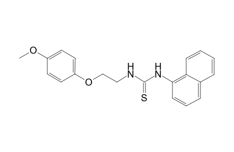 N-[2-(4-methoxyphenoxy)ethyl]-N'-(1-naphthyl)thiourea