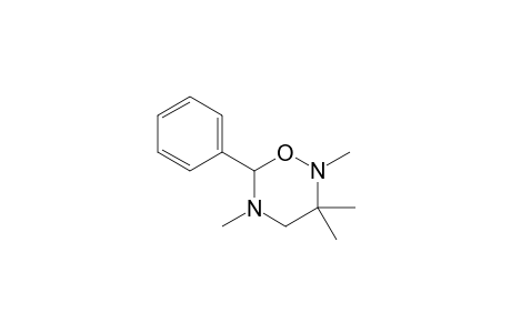 2,3,3,5-Tetramethyl-6-phenyl-1,2,5-oxadiazinane