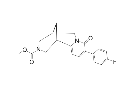 (-)-(1R,5S)-N-METHOXYCARBONYL-9-(4'-FLUOROPHENYL)-1,2,3,4,5,6-HEXAHYDRO-1,5-METHANO-PYRIDO-[1,2-A]-[1,5]-DIAZOCIN-8-ONE