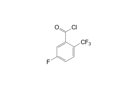 5-Fluoro-2-(trifluoromethyl)benzoyl chloride