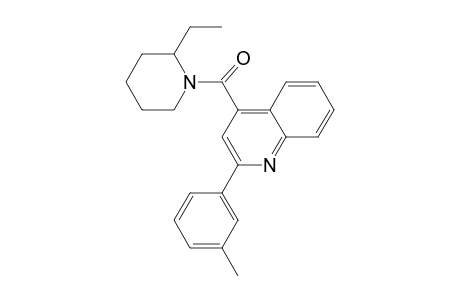4-[(2-Ethyl-1-piperidinyl)carbonyl]-2-(3-methylphenyl)quinoline