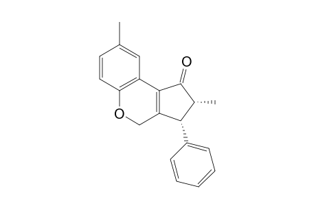 (2R*,3R*)-2,8-Dimethyl-3-phenyl-2,3-dihydrocyclopenta[c]chromen-1(4H)-one