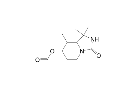 4-(Formyloxy)-5,7,7-trimethyl-1,8-diazabicyclo[4.3.0]nonan-9-one