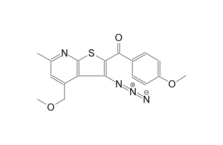 (3-Azido-4-methoxymethyl-6-methyl-thieno[2,3-b]pyridin-2-yl)-(4-methoxy-phenyl)-methanone
