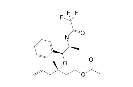 (3S,1'S,2'S)-1-o-Acetyl-3-methyl-3-(1'-phenyl-2'-trifluoroacetamido-1'-propoxy)hex-5-en-1-ol