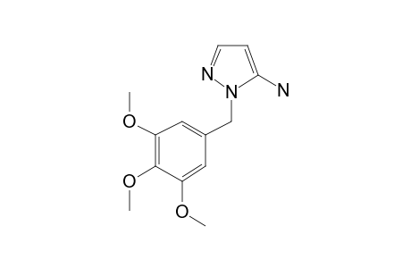 2-[(3,4,5-Trimethoxyphenyl)methyl]pyrazol-3-amine