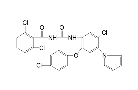 1-[5-chloro-2-(p-chlorophenoxy)-4-(pyrrol-1-yl)phenyl]-3-(2,6-dichlorobenzoyl)urea