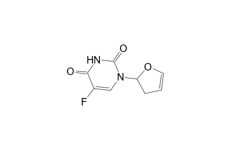 2,4(1H,3H)-Pyrimidinedione, 1-(2,3-dihydro-2-furanyl)-5-fluoro-