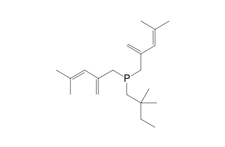 [2,2-Dimethylbutyl]-bis[1'-isopropylidene-2-methyl-2-propenyl]phosphane