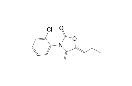 (5Z)-N-(2-CHLOROPHENYL)-4-METHYLENE-5-PROPYLIDENE-2-OXAZOLIDINONE