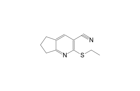 2-(ethylsulfanyl)-6,7-dihydro-5H-cyclopenta[b]pyridine-3-carbonitrile