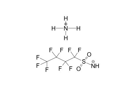 PERFLUOROBUTANSULPHONYLAMIDE, AMMONIUM SALT