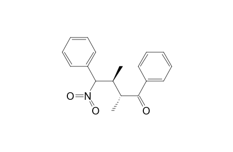 (2R*,3S*)-2,3-dimethyl-1,4-diphenyl-4-nitro-1-butanone