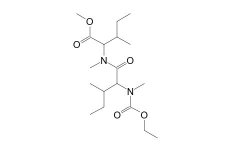 ile-ile, N,N'-Dimethyl-N-ethoxycarbonyl-, methyl ester (isomer 2)