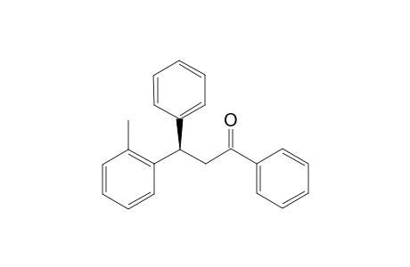 (R)-1,3-diphenyl-3-(o-tolyl)propan-1-one