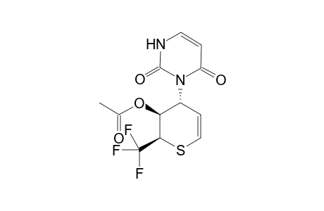 (2RS,3SR,4RS)-3-Acetoxy-4-(2,4-dioxo-1H-pyrimidine-3-yl)-2-(trifluoromethyl)-3,4-dihydro-2H-thiopyran