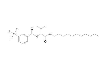 L-Valine, N-(3-trifluoromethylbenzoyl)-, undecyl ester