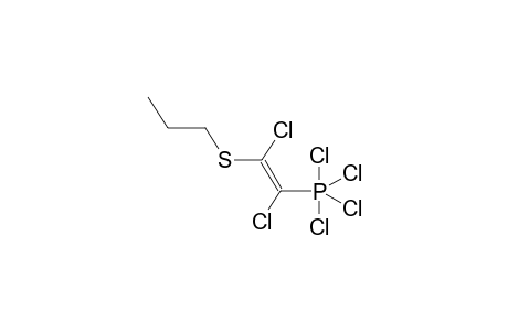 (E)-(1,2-DICHLORO-2-PROPYLTHIOVINYL)TETRACHLOROPHOSPHORANE