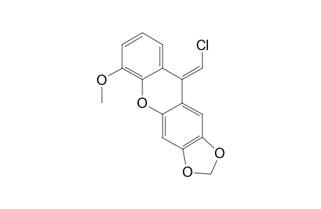 2,3-Methylenedioxy-5-methoxy-9-methylenechloroxanthene