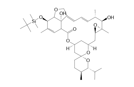 Milbemycin B, 5-O-demethyl-28-deoxy-5-O-[(1,1-dimethylethyl)dimethylsilyl]-6,28:14,15-diepoxy-14,15-dihydro-13-hydroxy-23-(1-methylethyl)-, (6R,13R,23S)-