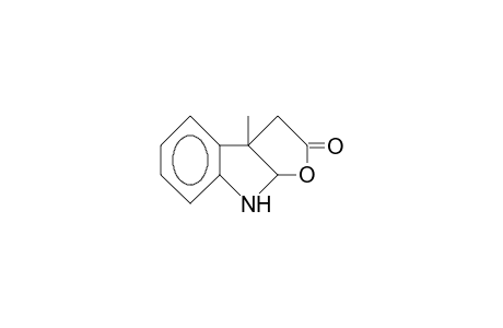 (2-Hydroxy-3-methyl-indolinyl-3)-acetic acid, lactone