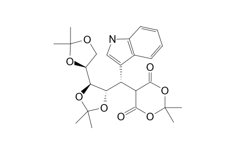 (1'S,2'S,3'R,4'S)-5-[2',3',4',5'-Tetrahydroxy-1'-(1H-indol-3-yl)-(2,3:4,5)-di-o-isopropylidene-pentan-1'-yl]-2,2-dimethyl-1,3-dioxane-4,6-dione