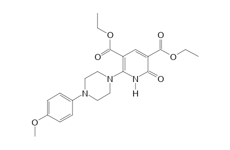 1,2-DIHYDRO-6-[4-(p-METHOXYPHENYL)-1-PIPERAZINYL]-2-OXO-3,5-PYRIDINEDICARBOXYLIC ACID, DIETHYL ESTER