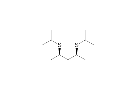 (2R,4S)-2,4-bis(isopropylsulfanyl)pentane