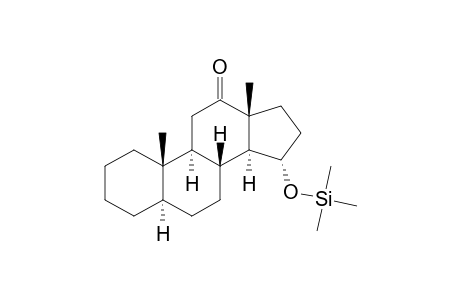 5.ALPHA.-ANDROSTAN-15.ALPHA.-OL-12-ONE-TRIMETHYLSILYL ETHER