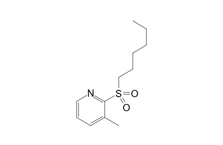 3-methyl-2-(hexylsulfonyl)pyridine