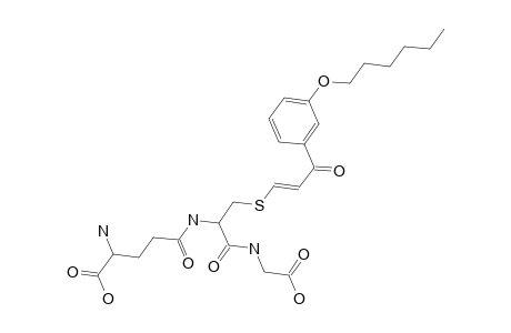 S-[2-[3-(Hexyloxy)benzoyl]vinyl]glutathione