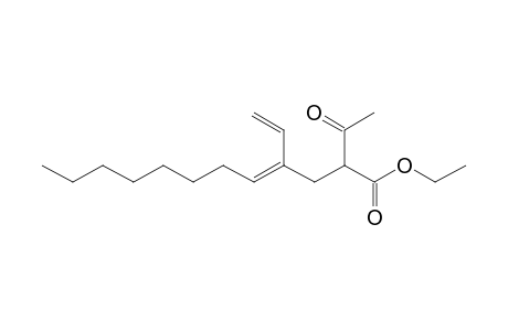 Ethyl 2-acetyl-4-ethenyldodec-4-enoate