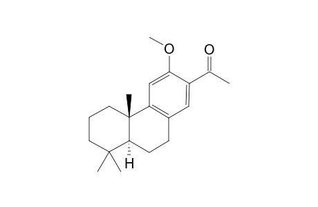 1-[(4bS,8aS)-3-methoxy-4b,8,8-trimethyl-5,6,7,8a,9,10-hexahydrophenanthren-2-yl]ethanone