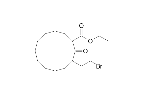 3-(2-Bromoethyl)-2-oxocyclododecanecarboxylic acid ethyl ester