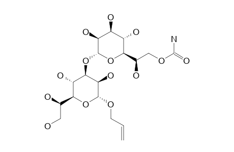 ALLYL_(7-O-CARBAMOYL-L-GLYCERO-ALPHA-D-MANNO-HEPTOPYRANOSYL)-(1->3)-L-GLYCERO-ALPHA-D-MANNO-HEPTOPYRANOSIDE